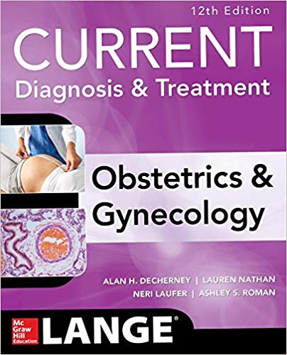 CURRENT Diagnosis & Treatment Obstetrics & Gynecology 2019 - زنان و مامایی